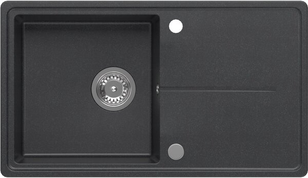 Quadron Tony chiuveta graniteq 78x45 cm negru HTO7845CZK