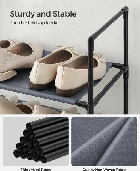 Pantofar modular Songmics Gri 45x28x173 cm