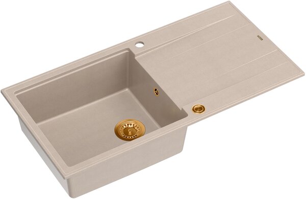 Quadron Evan chiuveta graniteq 100x50 cm bej HCQE10050U2_PVDC1_P2O