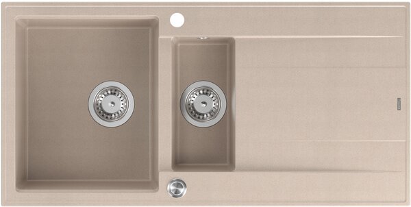 Quadron Evan chiuveta graniteq 100x50 cm bej HQE510050U2_BS_P2O