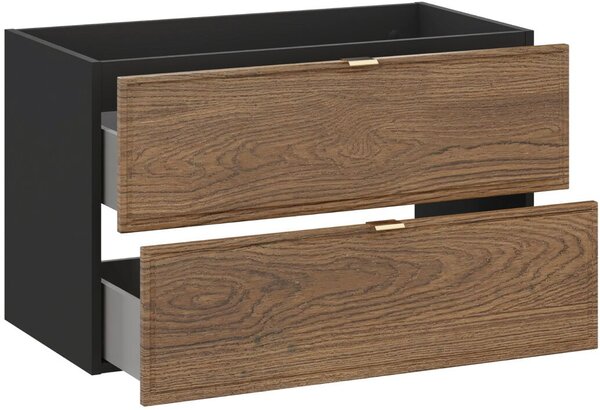 Set dulap Comad Talia Casella TALIA CASELLA 82-80-46-2S, lavoar Comad Sky SKY 1 BLACK MATT 80 DP ( E-8099-80 )