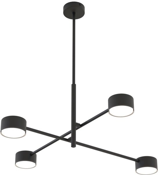 Emibig Natsu lampă de tavan 4x12 W negru 1444/4