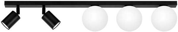 Kaja Swing lampă de tavan 5x10 W alb-negru K-5491