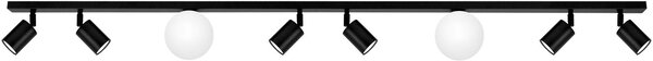 Kaja Swing lampă de tavan x10 W alb-negru K-5494