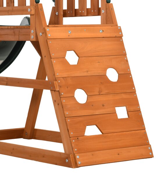 Outsunny Set 4 in 1 cu leagan si tobogan, Set de leagan pentru copii | Aosom Romania