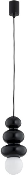 Argon Orlando Plus lampă suspendată 1x6 W negru-opal 8788