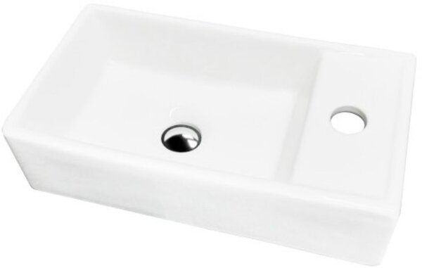 LaVita Gila lavoar 42x23 cm dreptunghiular de blat alb luciu 5900378345688