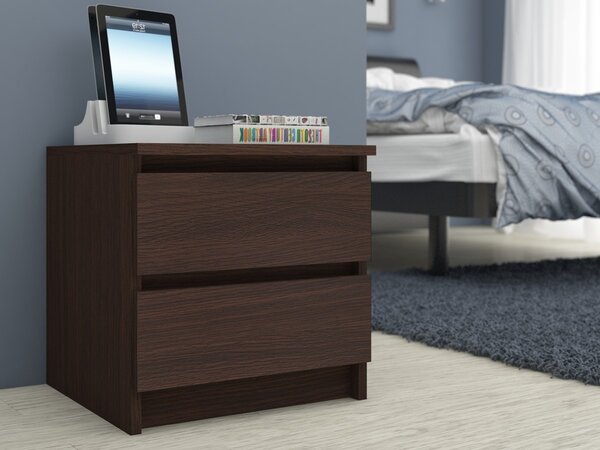 Noptieră Keanu K60 2SZ (stejar artizanal + grafit). Promo -18%. 1151914