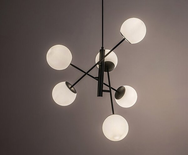 Rabalux Meduza lampă de tavan 6x20 W alb-negru 72194