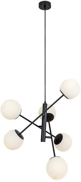 Rabalux Meduza lampă de tavan 6x20 W alb-negru 72194