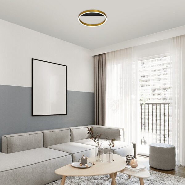 Rabalux Thric lampă de tavan 1x20 W negru-auriu 71309