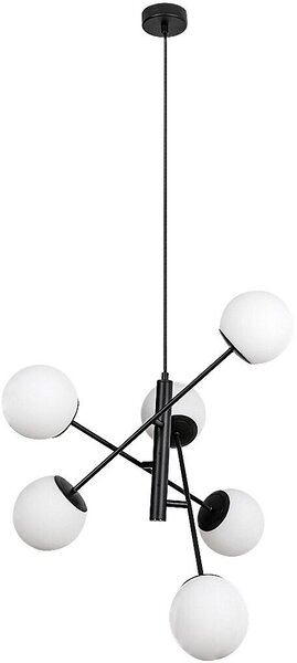 Rabalux Meduza lampă de tavan 6x20 W alb-negru 72194