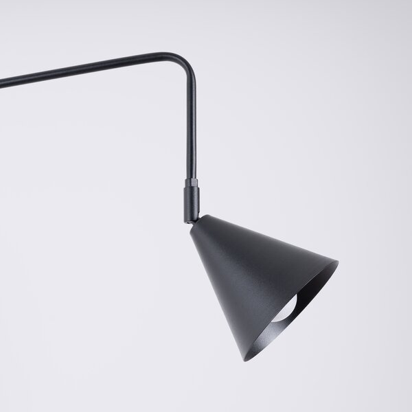 Sollux Lighting Nox lampă de perete 1x10 W negru SL.1697