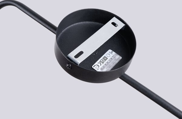 Sollux Lighting Nox lampă de perete 1x10 W negru SL.1697
