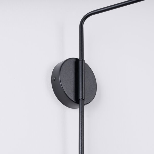 Sollux Lighting Nox lampă de perete 1x10 W negru SL.1697