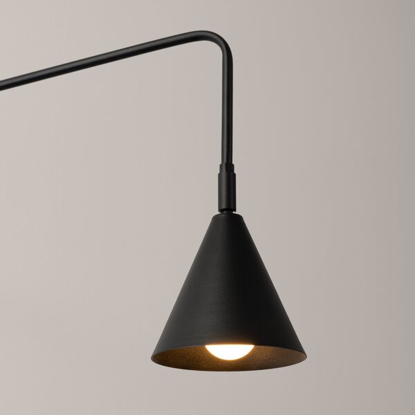 Sollux Lighting Nox lampă de perete 1x10 W negru SL.1697