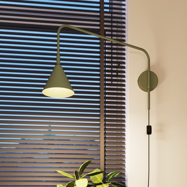 Sollux Lighting Nox lampă de perete 1x10 W verde SL.1700