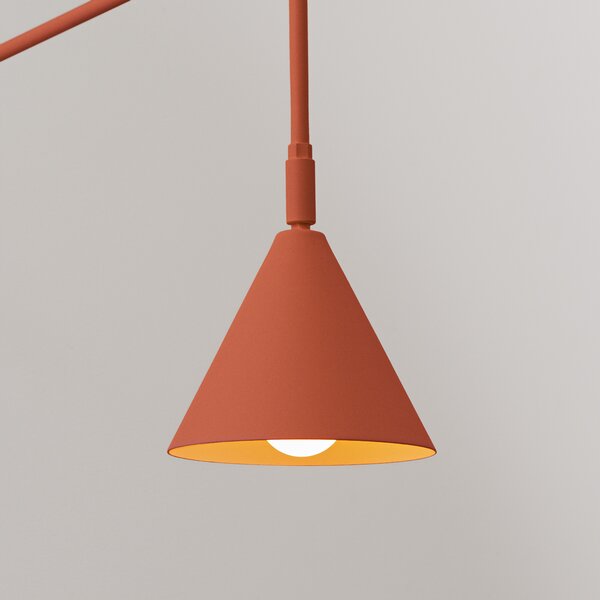Sollux Lighting Nox lampă de perete 1x10 W roșu SL.1701