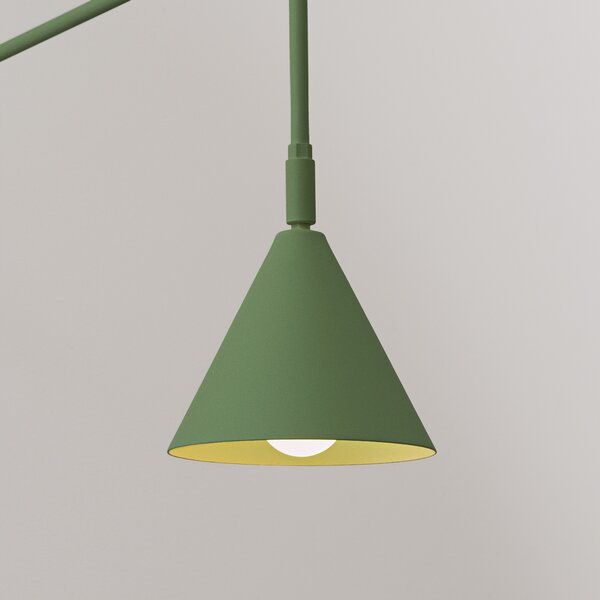 Sollux Lighting Nox lampă de perete 1x10 W verde SL.1700