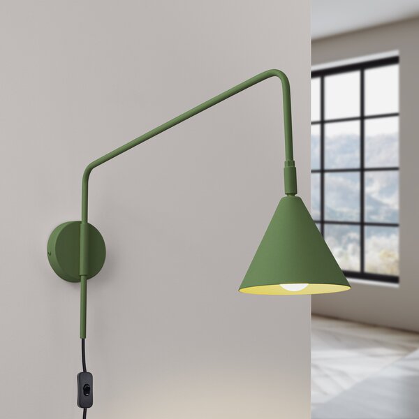 Sollux Lighting Nox lampă de perete 1x10 W verde SL.1700