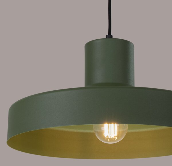 Sollux Lighting Bilo lampă suspendată 1x15 W verde SL.1705