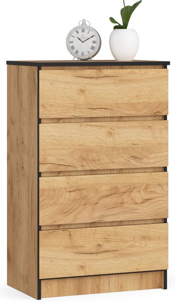 Comodă Keanu K60 4SZ (stejar craft). Promo -20%. 1152056