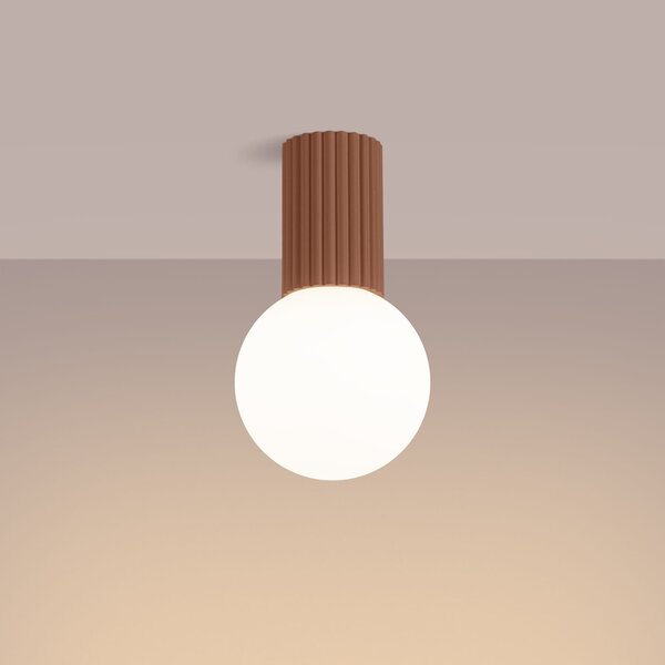 Sollux Lighting Halo lampă de tavan 1x8 W alb-bej SL.1733