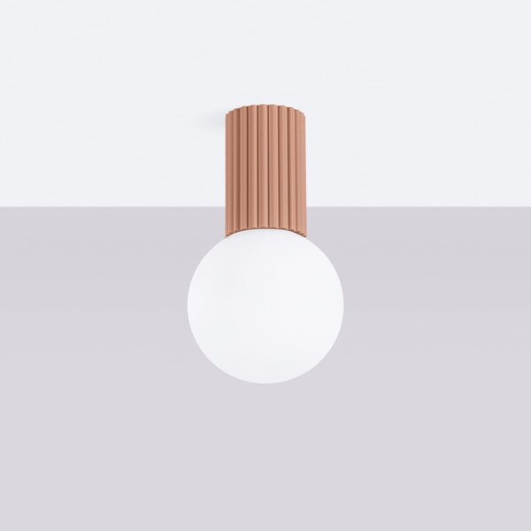Sollux Lighting Halo lampă de tavan 1x8 W alb-bej SL.1733