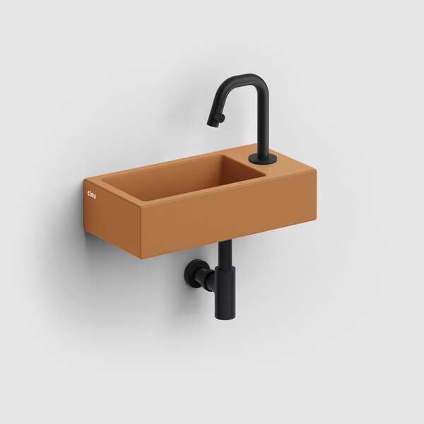 Clou Flush lavoar 36x18 cm dreptunghiular clasică-de blat maro/bej mat CL/03.36030