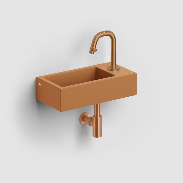 Clou Flush lavoar 36x18 cm dreptunghiular clasică-de blat maro/bej mat CL/03.36030