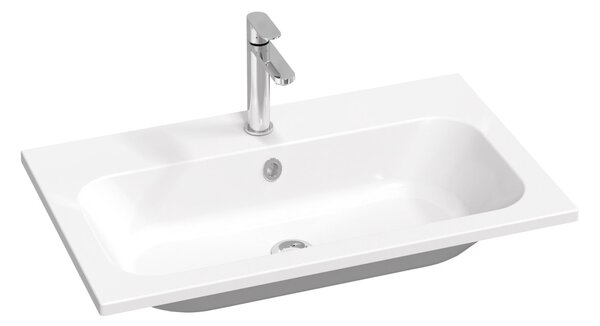 Ravak Chrome lavoar 80x49 cm dreptunghiular mobilier alb luciu XJG01180001