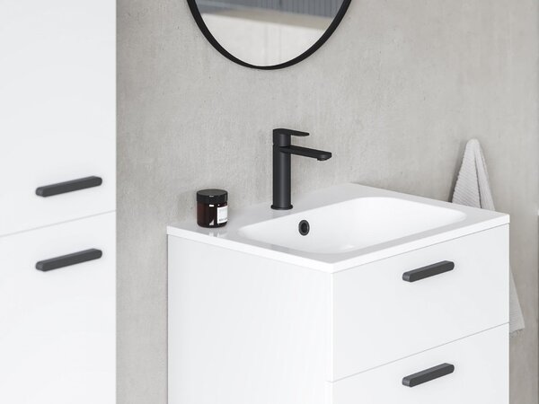 Ravak Chrome lavoar 80x49 cm dreptunghiular mobilier alb luciu XJG01180001