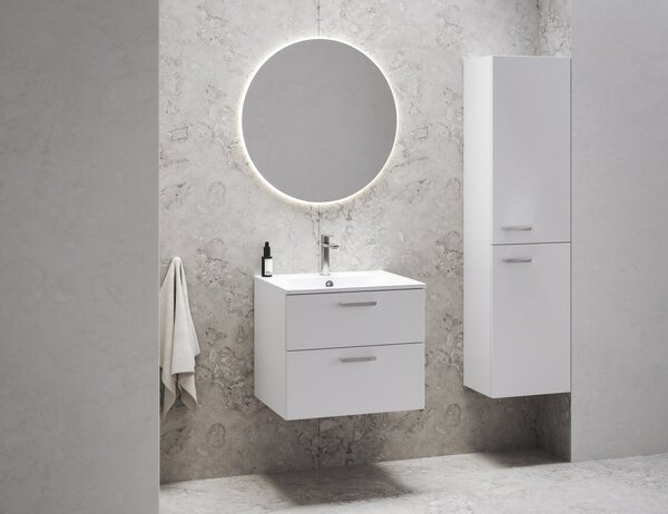 Ravak Chrome lavoar 80x49 cm dreptunghiular mobilier alb luciu XJG01180001