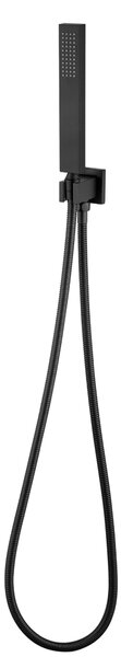 Invena Paros set de duș ascuns cu duș de ploaie negru BS-09-004
