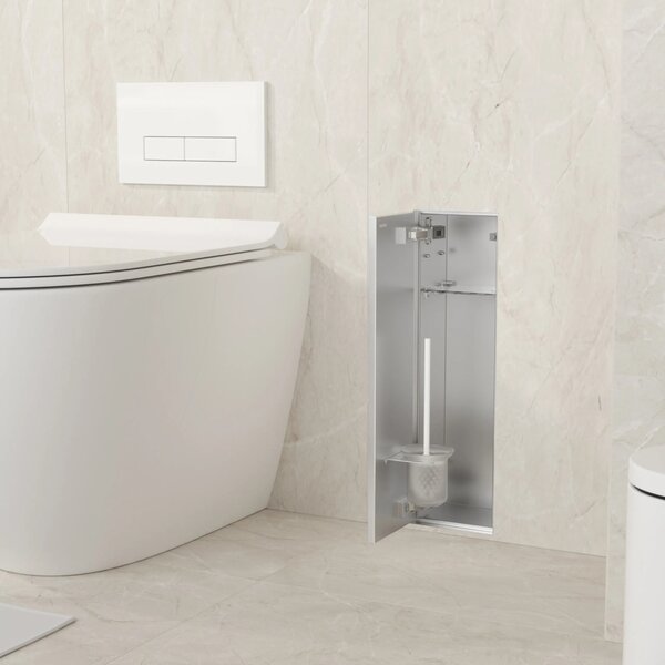 Balneo Wall-Box Brush compartiment perie wc oţel B0401060105-02