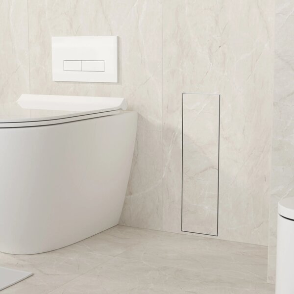 Balneo Wall-Box Brush compartiment perie wc oţel B0401060105-02