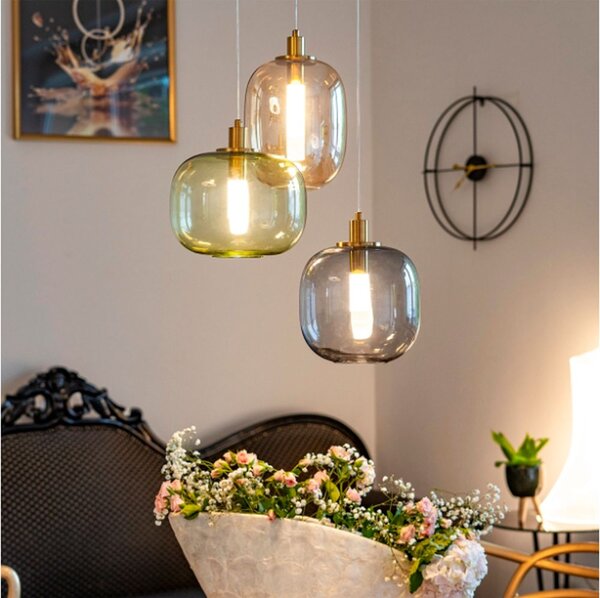 Altavola Design Polar lampă suspendată 1x6 W verde-auriu LA019/P_green