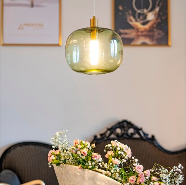 Altavola Design Polar lampă suspendată 1x6 W verde-auriu LA019/P_green