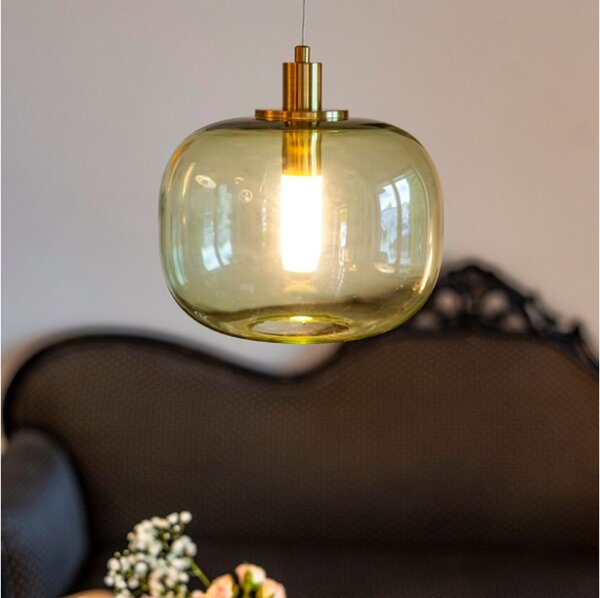 Altavola Design Polar lampă suspendată 1x6 W verde-auriu LA019/P_green