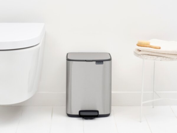 Brabantia Bo cos de gunoi 7 l oţel 237942