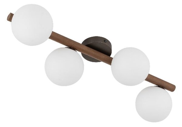 TK Lighting Estera lampă de tavan 4x8 W lemn 10270