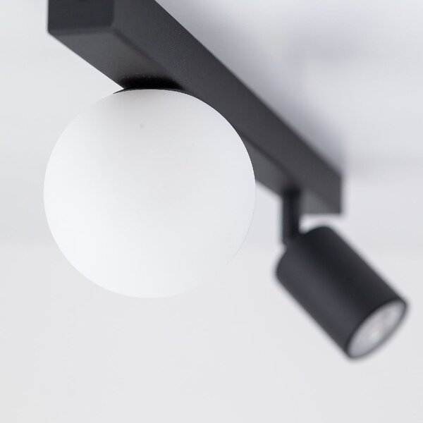 TK Lighting Vox lampă de tavan 2x10 W negru 10000