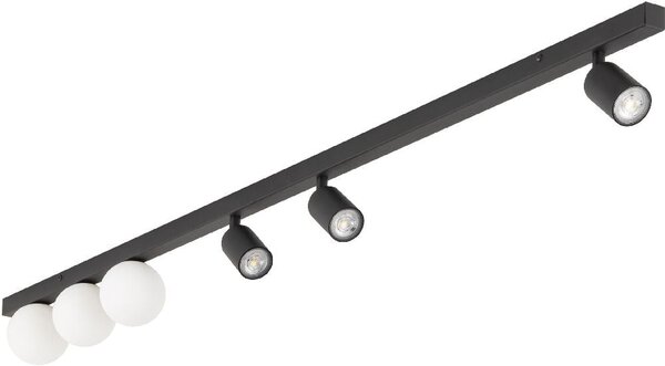 TK Lighting Vox lampă de tavan 6x10 W negru 10003