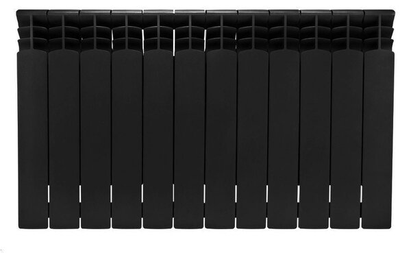 KFA Armatura G500F calorifer de cameră 57.2x96.6 cm podłączenie lateral negru 789-120-81