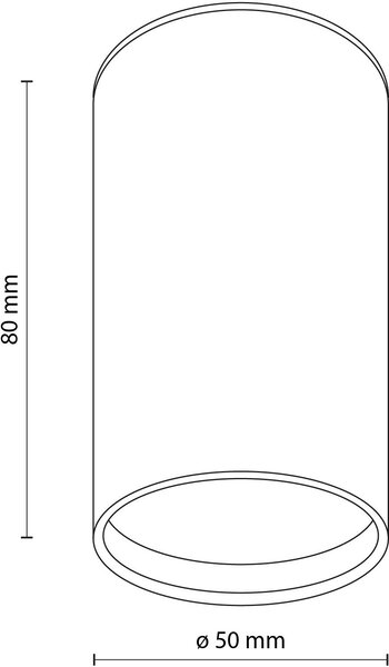 TK Lighting Top lampă de tavan 1x10 W maro 5733