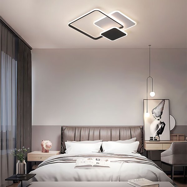 Lampă de tavan LHJ079-C BLACK/WHITE LED