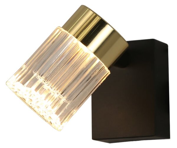 Light Prestige Erovia lampă de tavan 1x6 W negru-auriu LP-5923/1WS GD