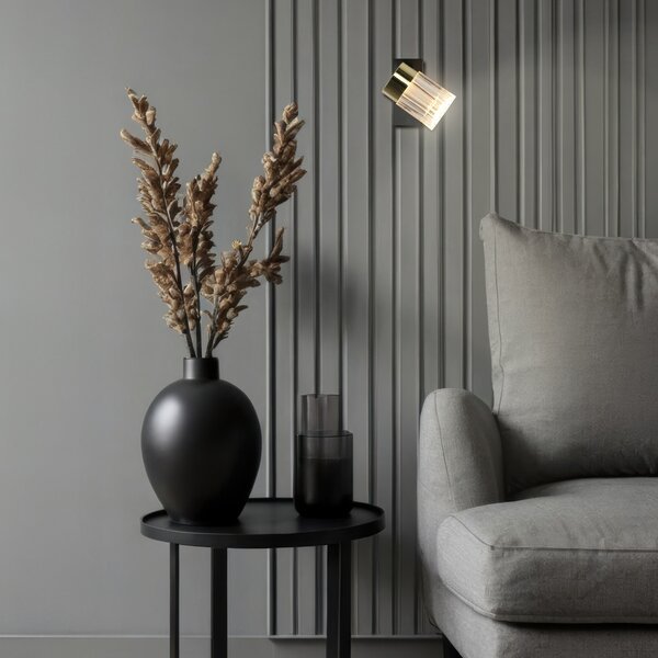 Light Prestige Erovia lampă de tavan 1x6 W negru-auriu LP-5923/1WS GD