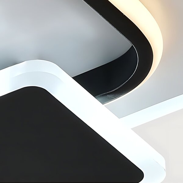 Lampă de tavan LHJ079-C BLACK/WHITE LED