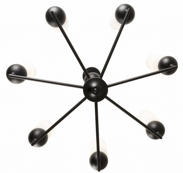 MaxLight Nova lampă suspendată x7 W alb-negru P0632